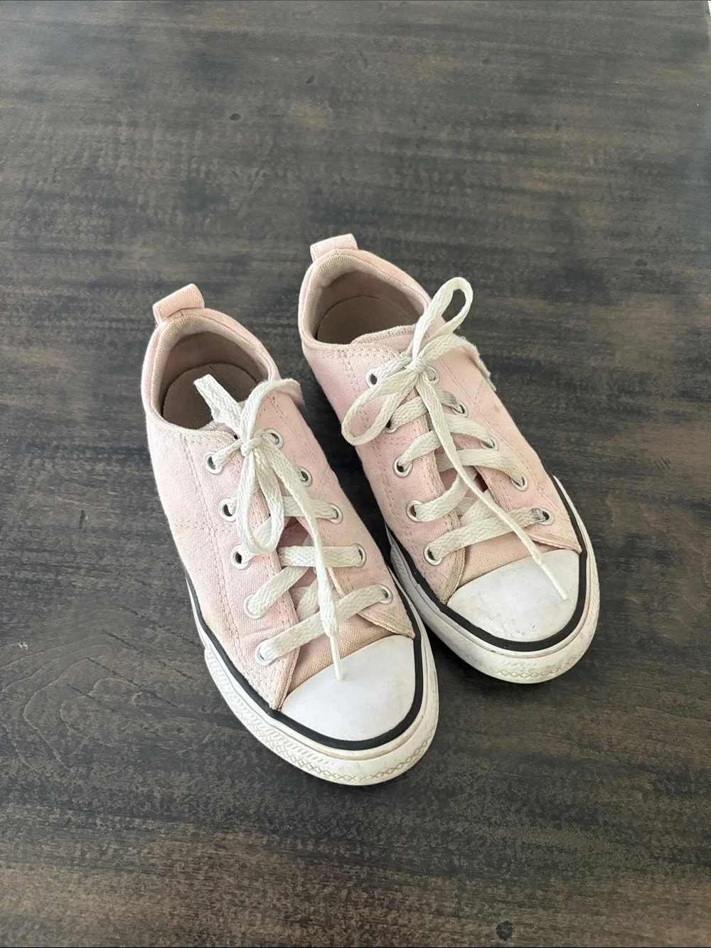 Converse Pink Low-Top Canvas Sneakers